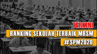 TERKINI  Kedudukan Sekolah Terbaik MRSM SPM2020 [upl. by Sheelagh994]