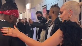 KSI amp Anne Marie Before Their BRITS Performance [upl. by Maxi]