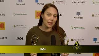 IBM is a Stevie® Award Winner in The 2024 American Business Awards® [upl. by Flagler922]