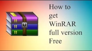 HOW TO GET WINRARWINZIP FULL VERSION FOR FREE [upl. by Ocicnarf84]