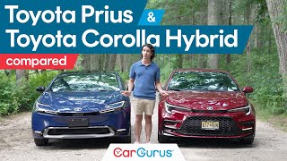 Toyota Corolla Hybrid vs Toyota Prius [upl. by Ahsaetal]