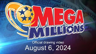 Mega Millions drawing for August 6 2024 [upl. by Einyaj]