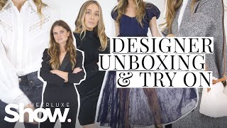 Designer Unboxing  Autumn Winter Try On Haul  SheerLuxe Show [upl. by Amari231]