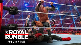 FULL MATCH Roman Reigns vs LA Knight vs AJ Styles vs Randy Orton Royal Rumble 2024 [upl. by Yleve158]