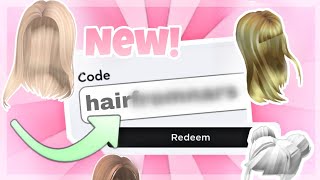 PROMOCODES THAT GIVE YOU FREE HAIR [upl. by Yorgo335]