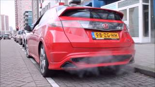 Red Honda Civic FN2 Type R  LIMIT REVS [upl. by Nino61]