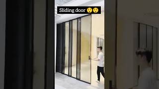 Sliding door 🤯🤯 Aluminium profile system doors 🤯 Aluminium Vs upvc interiordesign home aluminium [upl. by Aleras379]