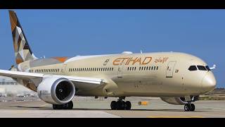 Etihad Airways ECONOMY  Boeing 7879  Frankfurt  Abu Dhabi [upl. by Netnert]