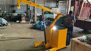 Battery Operated Counterbalance Floor Crane [upl. by Odanref]