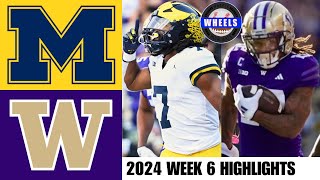 10 Michigan vs Washington  Full Game Highlights  2024 College Football Highlights [upl. by Stricklan]