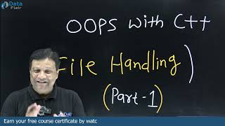 File Handling in C with OOPs Part  1 Hindi [upl. by Daniyal]