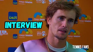 Alexander Zverev vs Kokkinakis  Post Match Interview  Miami 2022 HD [upl. by Elda509]