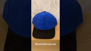 Gorra gamuza azul con negro [upl. by Tuchman709]