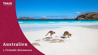 Australien Reisen Nationalparks amp Tipps  3 TARUK Virtuelle Reisemesse [upl. by Suissac585]