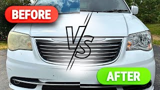 Restore Your Headlights in 15 Minutes DIY Headlight Restoration Kit [upl. by Enelav]