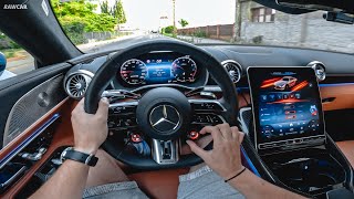 NEW 2024 MercedesAMG GT 63 Coupe  POV Test Drive and Sound [upl. by Schwinn]