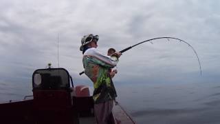 Large Mouth Nannygai caught off Gladstone Queensland on Johnny Mitchell fishing charters guided tour [upl. by Nike]