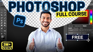 Adobe Photoshop Course for Beginners 12 Hours  Photoshop Tutorial for All Shapes amp Tools [upl. by Anauqed465]