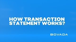 How Transaction Statement Works [upl. by Rintoul704]