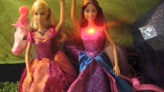 Barbie Diamond Castle DeliaLiana and Alexa singing German and Carriage Music [upl. by Ahsirhcal377]