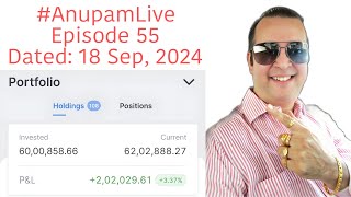 Anupam Tripathi Finance is live EPISODE 55 anupamlive anupamtripathifinance USA FED RATES CUT [upl. by Spohr688]