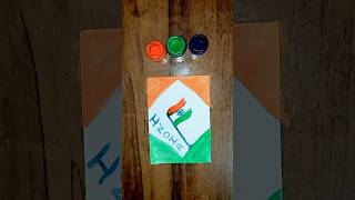 Tiranga Drawing 🇮🇳 art drawing tiranga shortsfeed 26january republicday 15August ytshorts [upl. by Rozella]