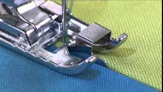 SINGER® Edge Joining Presser Foot Tutorial [upl. by Ratib]