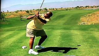 Charles Barkley Golf Swing [upl. by Jerrine]