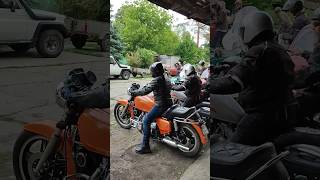 Zlot motocyklowy Szreniawa pod starym młynem z lat 1800 motorcycle motor motovlog chopper [upl. by Assenav]