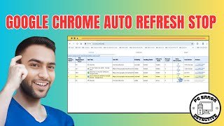 How to Stop Auto Refresh in Google Chrome [upl. by Euqinim]