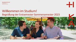 Erstsemesterbegrüßung der HKA Sommersemester 2023 [upl. by Cadmarr]