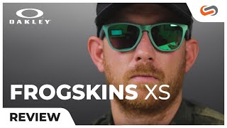 Oakley Frogskins XS Review  SportRx [upl. by Bjorn547]