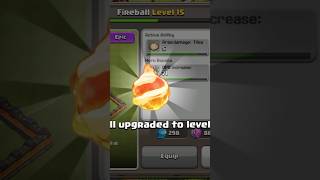 Fire ball max clashofclans shorts gameplay [upl. by Bright]