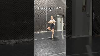 PREGNANT FOUETTES🤰😱 pregnant ballerina ballet funnyshort mama pointeshoes dancer dance [upl. by Farleigh799]