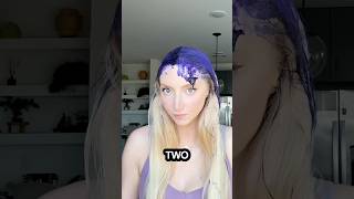 Purple shampoo for TWO DAYS STRAIGHT Accidentally dying my hair blue [upl. by Ityak]