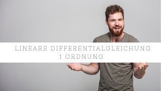 Lineare Differentialgleichung DGL 1 Ordnung  Einfach erklärt [upl. by Zarla]