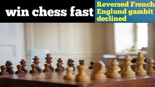 Englund Gambit Declined Reversed French Variation । how to win chess । chess । The Master Tricks [upl. by Alasteir14]