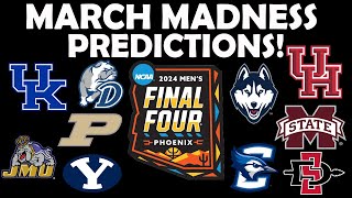 Filling Out Joe Lunardi’s BRACKETOLOGY MARCH MADNESS BRACKET PREDICTIONS [upl. by Nihi]