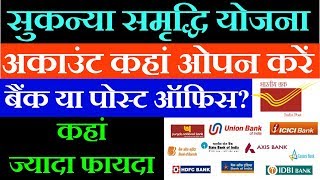 Sukanya Samriddhi Yojana Account Open Post Office or Bank  Details NRI Scheme  Calculator Hindi [upl. by Alemat887]