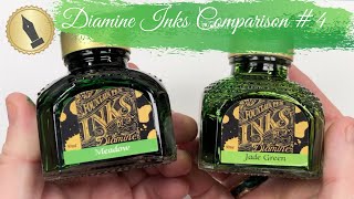 Diamine Inks Comparison 4 [upl. by Aibsel]