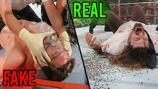 10 Epic WWE Moments Can You Tell Which are Real and Which are Fake [upl. by Ettezel276]