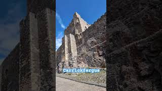 Carrickfergus Castle 🏰 and Harbour ⛵ carrickfergus northernireland ☺️ [upl. by Inaffit]