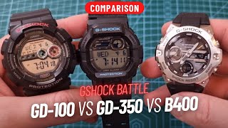 GD100 VS GD350 VS GSTB400 GSHOCK COMPARISON [upl. by Silirama]