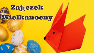 Jak Zrobić uroczego Zajączka Wielkanocnego z Papieru  Poradnik DIY  Zając Wielkanocny Origami [upl. by Burck]