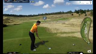 WGT World Golf Tour Chambers Bay f9 27 with a Callaway ball [upl. by Yrailih]