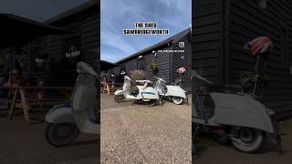 THE SHED  SAWBRIDGEWORTH cafe caferacer restaurant vespa motorcycle food [upl. by Hovey]