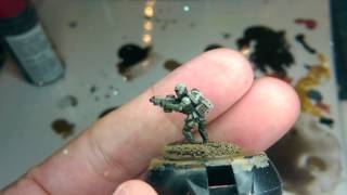 How to Paint a 15mm Miniature  StepbyStep  ClearHorizon Minis quotHell Diverquot Miniature [upl. by Elias742]