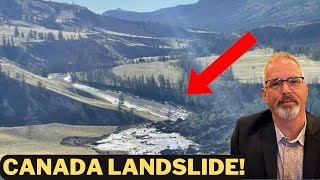 Massive Landslide in Canada Creates Dam that will Fail [upl. by Monto]