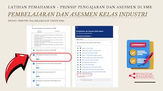 Latihan Pemahaman Pembelajaran dan Asesmen Kelas Industri [upl. by Nodnnarb826]