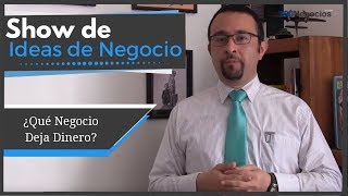 ¿Qué Negocio Deja Dinero  Show De Ideas De Negocio [upl. by Everrs607]